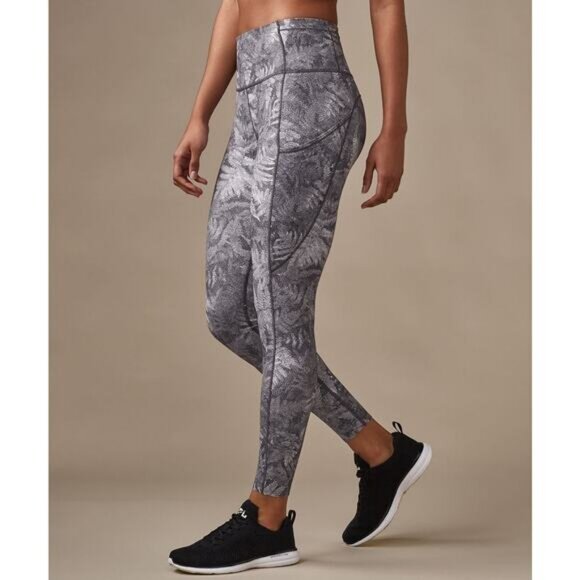 LULULEMON Fast & Free 7/8 Tight Size 4 Kindred Spirit Alpine White Multi - Picture 2 of 6